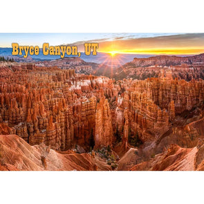 BRYCE CANYON - 3D Magnet for Refrigerator, Whiteboard, Locker MAGNET 3dstereo 