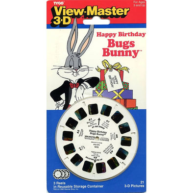 Bugs Bunny - View-Master 3 Reel Set on Card -NEW - (1072) VBP 3dstereo 