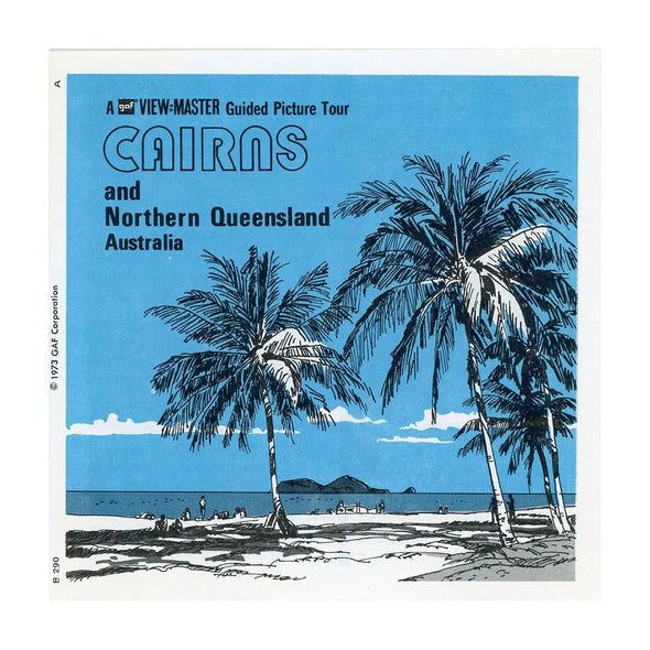 Cairns and Northern Queensland Australia - View-Master 3 Reel Packet - 1970s Views - Vintage - (zur Kleinsmiede) - (B290-G3A) Packet 3dstereo 