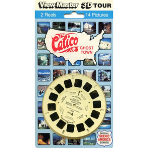 Calico Ghost Town - View-Master 3 Reel Set on Card - NEW - (VBP-8005) VBP 3dstereo 