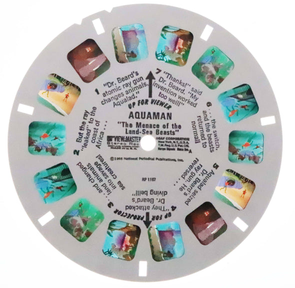 View-Master Good Guys Super Hero Gift Pack Canister - 8 Reels-Model G Viewer-w Canister 3dstereo 