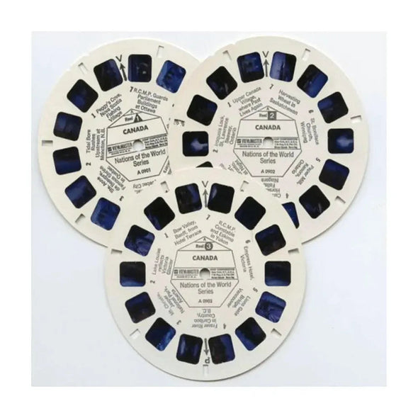 Canada - View-Master - Vintage 3 Reel Packet - 1960s view - A090 Packet 3dstereo 