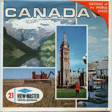 CANADA - View-Master - Vintage - 3 Reel Packet - 1960s Views A090 Packet 3dstereo 