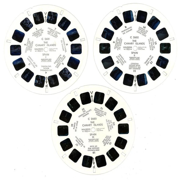 Canary Islands - View-Master 3 Reel Packet - 1960s Views - Vintage - (ECO-C260-BS5E) Packet 3dstereo 