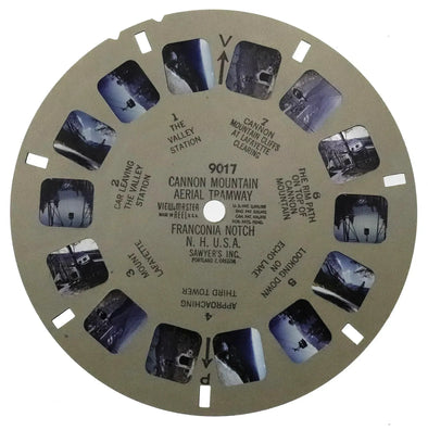 Cannon Mountain Aerial Tramway Franconia Notch N.H. U.S.A. - View-Master - Vintage Single Reel - (No.9017) 3dstereo 