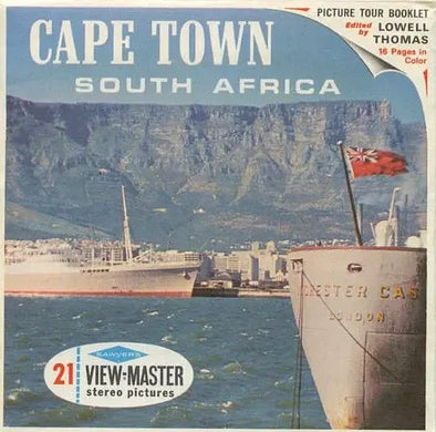 Capetown - South Africa - View-Master 3 Reel Packet - 1962 views - vintage - (B125-S6A) Packet 3dstereo 