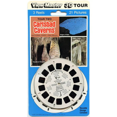 Carlsbad Caverns - National Park - Set 2 - View-Master 3 Reel Set on Card - NEW - (VBP-5074) VBP 3dstereo 