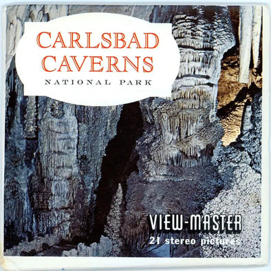 Carlsbad Caverns National Park - View-Master 3 Reel Packet - 1950s views - vintage - (PKT-A376-S5) Packet 3dstereo 