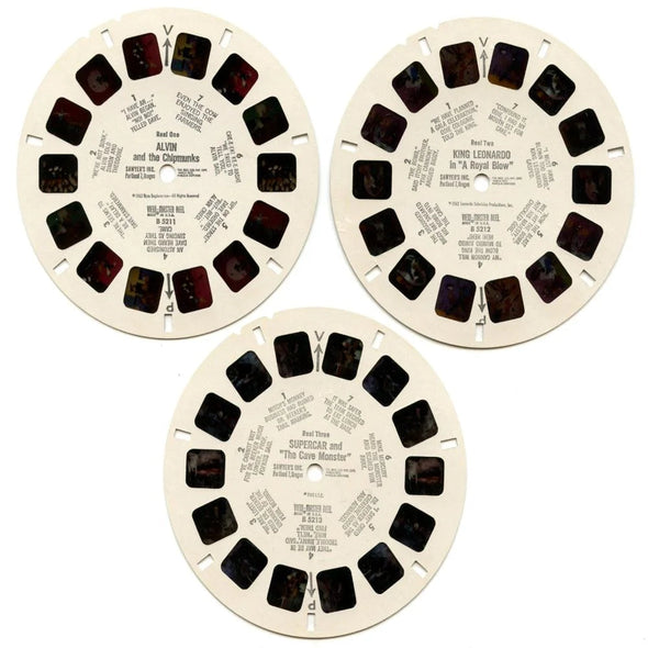 Cartoon Carnival - View-Master 3 Reel Packet - 1960s - Vintage - (ECO-B521-S6A) Packet 3Dstereo 