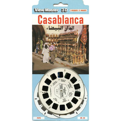 Casablanca - View-Master 3 Reel Set on Card - (zur Kleinsmiede) - (B101-FM) - NEW VBP 3dstereo 