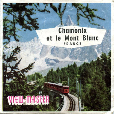 Chamonix et la Mont Blanc France - View-Master 3 Reel Packet - 1960s Views - Vintage - (BARG-C181-BS5)