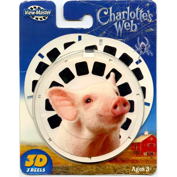 Charlottes Web - View-Master - 3 Reels on Card - New 3dstereo 