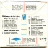 Chateaux de la Loire - View-Master 3 Reel Packet - 1960s views - vintage - (PKT-C170F-S6) Packet 3dstereo 