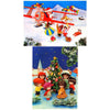 Children on Christmas Day - 2 3D Postcard Lenticular Greeting Cards - NEW Postcard 3dstereo 