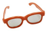 Children's 3D Polarized Plastic Frame Glasses - Red Frame - NEW - CIRCULAR 3D Glasses 3Dstereo.com 