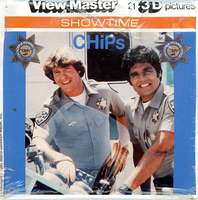 CHiPs - View-Master 3 Reel Packet - 1970s - Vintage - (ECO-L14-V1)