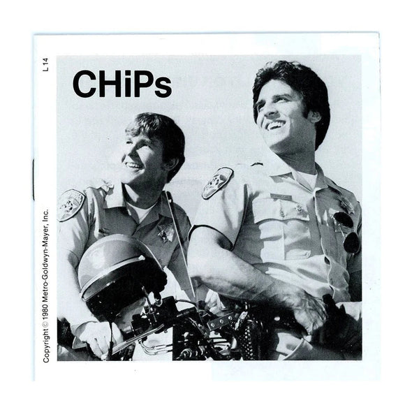 CHiPs - View-Master 3 Reel Packet - 1970s - Vintage - (ECO-L14-G6) Packet 3Dstereo 