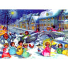 Christmas Angels Playing - 3 3D Postcard Lenticular Greeting Cards - NEW Postcard 3dstereo 
