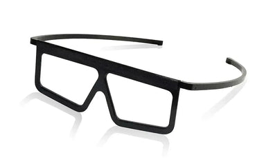 ChromaDepth® Brand Black plastic fixed frame 3D Glasses - Standard Definition - NEW ChromaDepth 3dstereo 