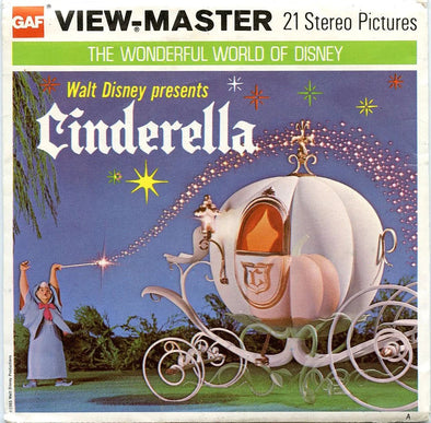 Cinderella - View-Master 3 Reel Packet -1970s - vintage - (B318-G5Ank) 3Dstereo 