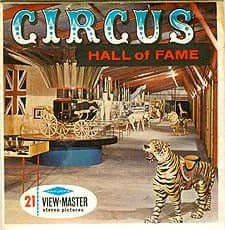 Circus Hall of Fame - View-Master 3 Reel Packet - 1960s views - vintage - (ECO-A995-S6) 3Dstereo 