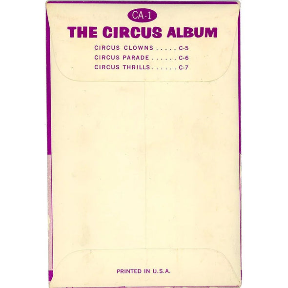 CIRCUS - Tru-Vue - 3 card album - Vintage 3Dstereo 