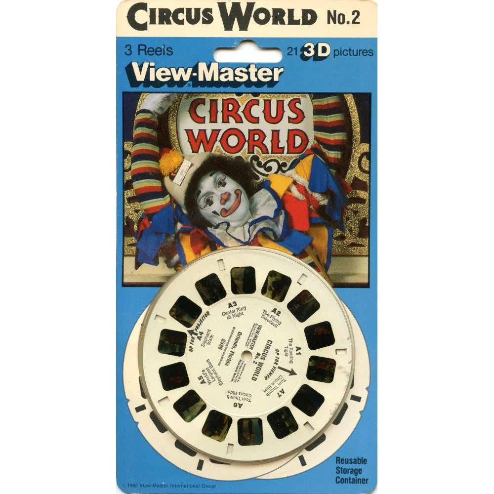 Circus World No.2 - View-Master 3 Reel Set on Card - (VBP-5336