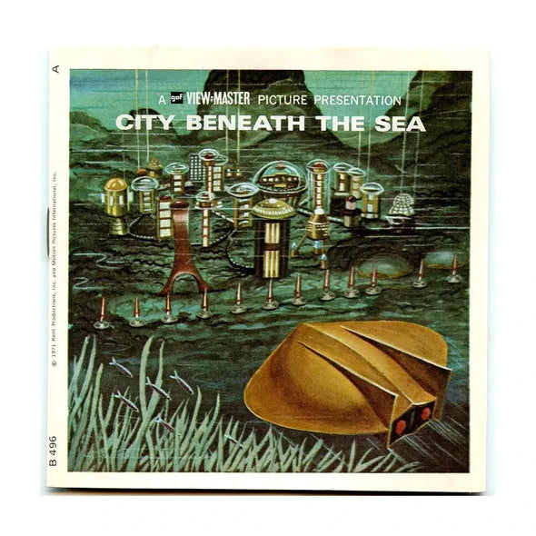 City Beneath the Sea - View-Master 3 Reel Packet - vintage - (B496-G3A)