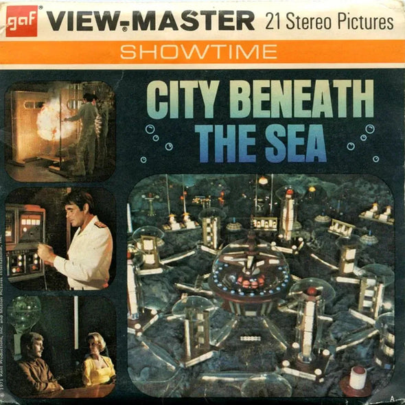 City Beneath the Sea - View-Master - Vintage - 3 Reel Packet - 1970s views - (ECO-B496-G3x) Packet 3dstereo 