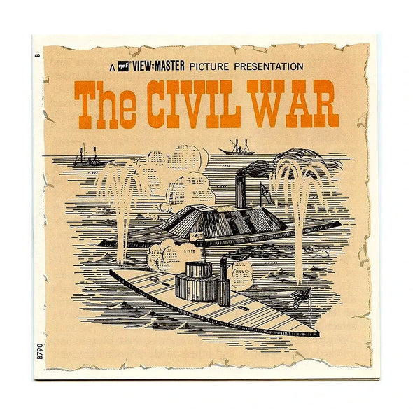 Civil War - View-Master - 3 Reel Packet - 1970s views - vintage - (B790-G3) Packet 3Dstereo 