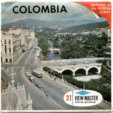 Colombia - View-Master 3 Reel Packet - 1960s views - vintage - (ECO-B044-S6A) Packet 3dstereo 
