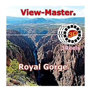Colorado - Royal Gorge, Pike's Peak, Denver - Vintage Classic View-Master - 1950s views CREL 3dstereo 