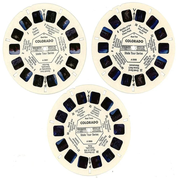 Colorado - View-Master 3 Reel Packet - 1960s views - Vintage - (ECO-A320-S6A) Packet 3Dstereo 