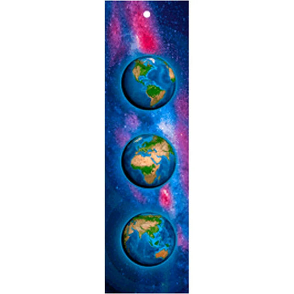 CONTINENTS - 3D Lenticular Bookmark - NEW Bookmarks 3Dstereo 