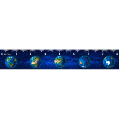 Continents of the World - 3D Lenticular Bookmark Ruler - NEW