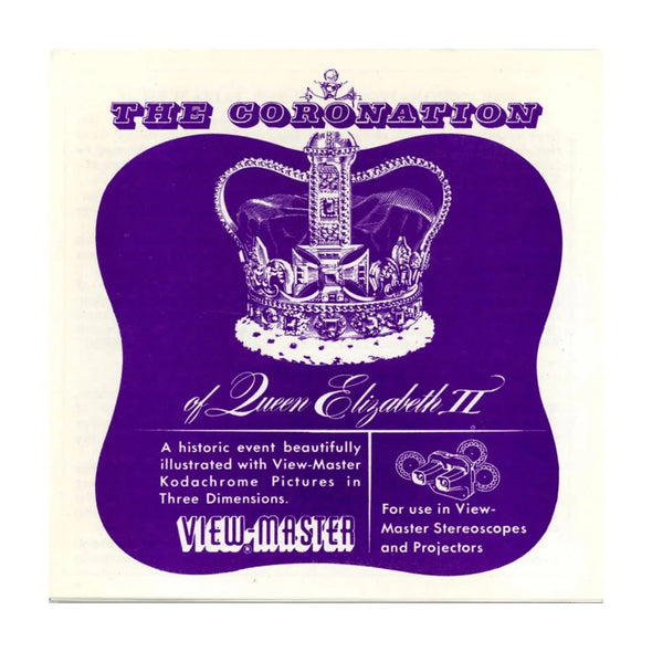 Coronation of Queen Elizabeth II - Religious Ceremony Cover Version -1953 - vintage - RELIGIOUS Packet 3dstereo 