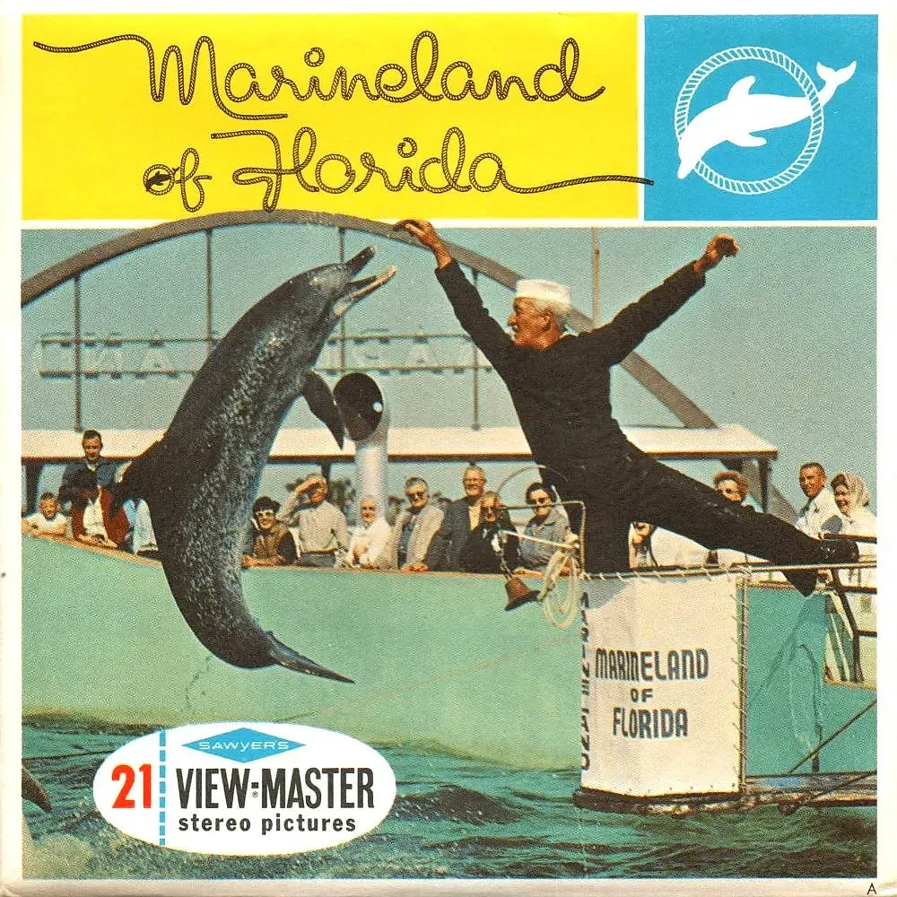Marineland of Florida - Vintage Classic View-Master 3 Reel Packet - A9 ...