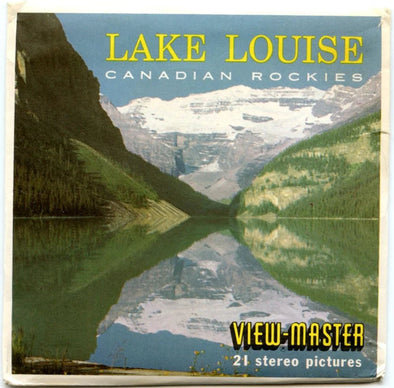 Lake Louise - View-Master 3 Reel Packet - 1960s Views - Vintage - (PKT-A007-S5)