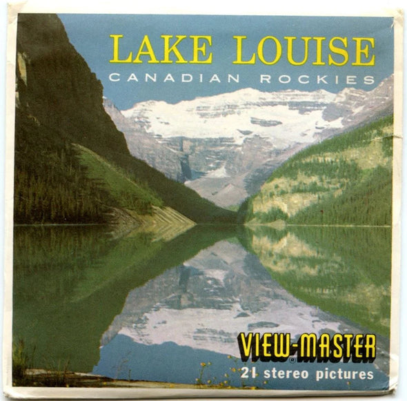 Lake Louise - View-Master 3 Reel Packet - 1960s Views - Vintage - (PKT-A007-S5) 3dstereo 