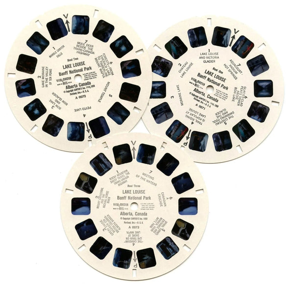 Lake Louise - View-Master 3 Reel Packet - 1960s Views - Vintage - (PKT-A007-S5) 3dstereo 