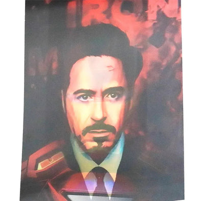 IRONMAN -Double Views - 3D Flip Lenticular Poster - 12x16 - 2 Images in 1 Poster - NEW