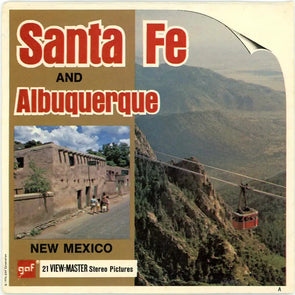 Santa Fe and Albuquerque - View-Master Vintage 3 Reel Packet 1970s views Packet 3dstereo 