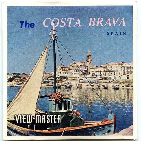 Costa Brava Spain - View-Master - 3 Reel Packet - 1960s views - vintage - (PKT-C240-BS5) Packet 3dstereo 