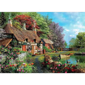 Country Village Setting - 3D Lenticular Poster - 12x16 - NEW Poster 3dstereo 