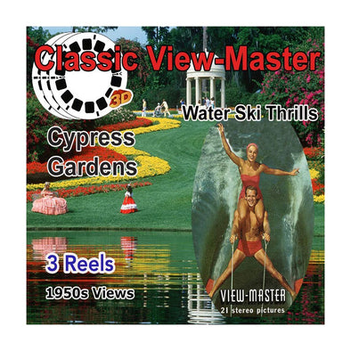 Beautiful Cypress Gardens - Vintage Classic View-Master - 1950s views CREL 3Dstereo 