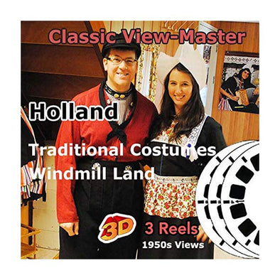 Holland - Vintage Classic View-Master - 1950s views CREL 3Dstereo 
