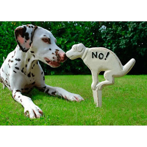 Dalmatian - with Warning Sign - 3D Lenticular Postcard Greeting Card - NEW Postcard 3dstereo 