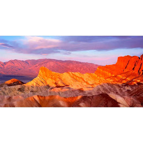Death Valley from Zabriskie Point - 3D Lenticular Oversize-Postcard Greeting Card - NEW Postcard 3dstereo 