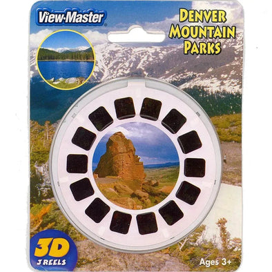 Denver Mountain Parks - View-Master 3 Reel Set on Card - NEW - (VBP-3882) VBP 3dstereo 