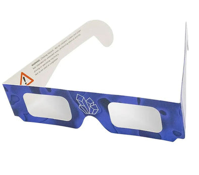DEPTH Blue Cardboard 3D Glasses - Standard Definition - Standard Grade - NEW 3dstereo 